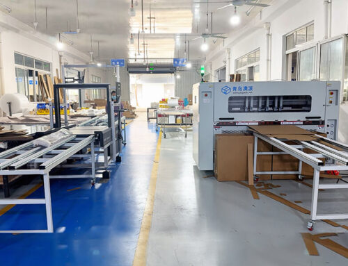 Sistema de embalaje automatizado justo a tiempo para fabricantes de cortinas