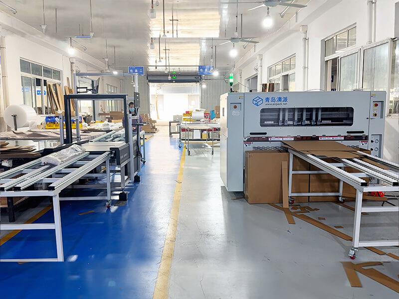 Sistema de embalaje automatizado justo a tiempo para fabricantes de cortinas