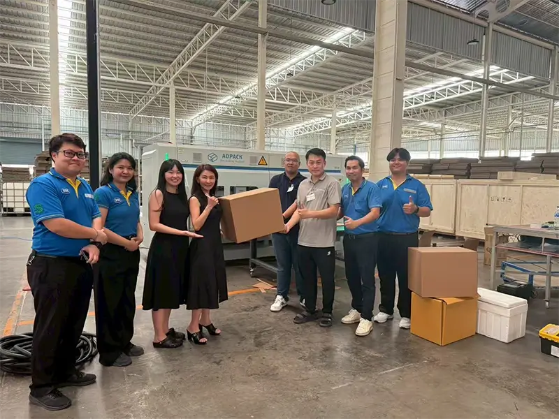 OJI Thailand Powers Up Packaging Innovation with Aopack BM3000-HD Box Maker Installation