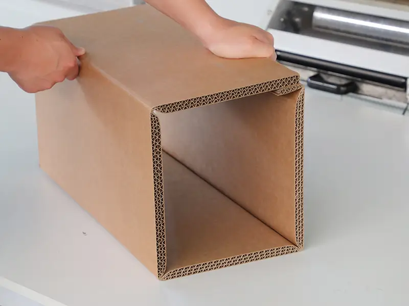 Cartón corrugado de triple pared para trabajo pesado