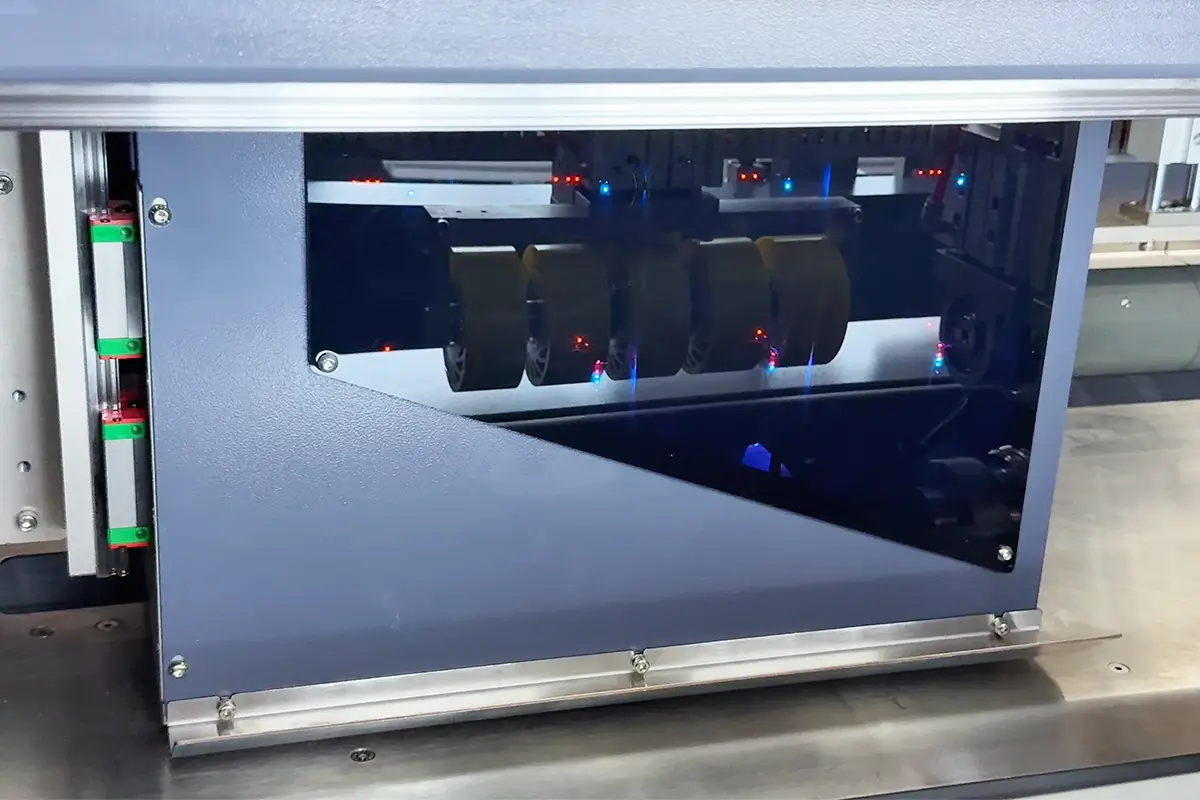 Sistema de impresión digital de la máquina fabricadora de cajas de cartón corrugado Aopack BM2800-Ultra