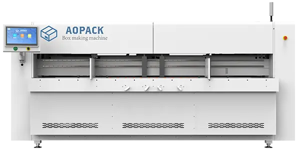 Máquina Aopack BM2800-Max para fabricar cajas de cartón corrugado