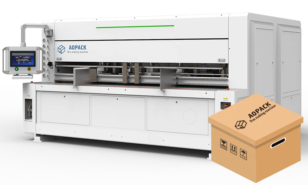 Máquina para fabricar cajas de cartón corrugado BM2800-Ultra con impresión digital