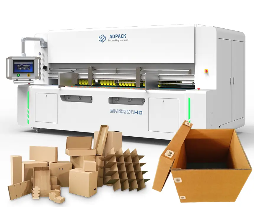 Máquina para fabricar cajas de cartón corrugado | Fabricante Máquina para fabricar cajas de cartón corrugado | Fabricante