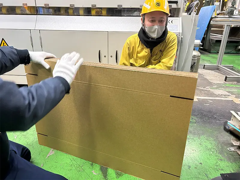 aopack maquina para fabricar cajas caso de cliente