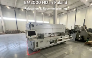 Se ha vuelto a poner en marcha la máquina de fabricación de cajas BM3000-HD en las instalaciones del cliente en Polonia.