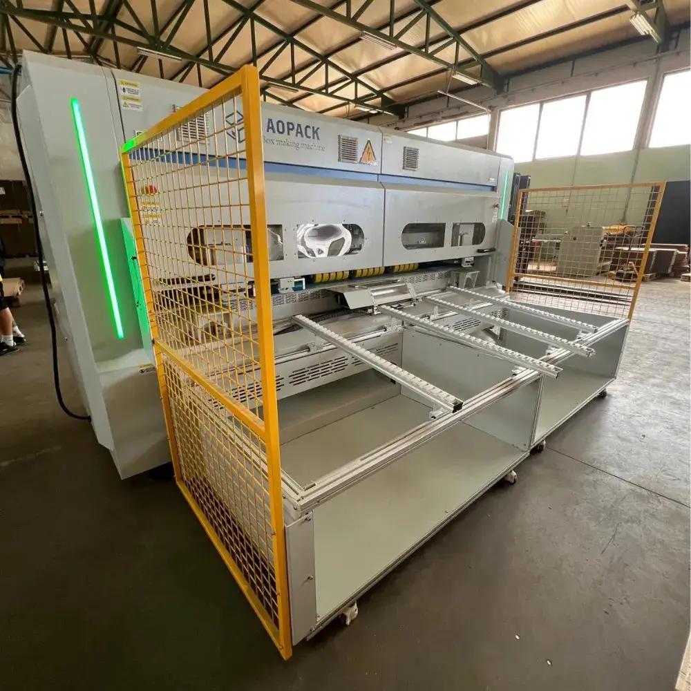 Máquina para fabricar cajas BM3000-HD reinstalada en la planta del cliente en Polonia